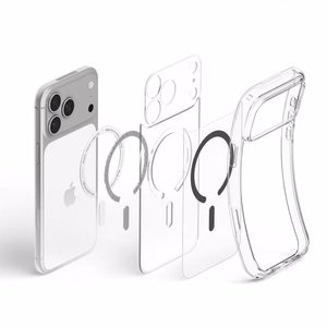 Spigen Ultra Hybrid MagSafe maciņš iPhone 18 Pro Max / 17 Pro Max, caurspīdīgs grafīta krāsā