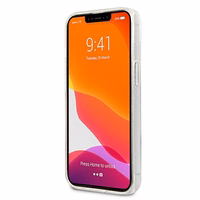 Karl Lagerfeld Glitter Karl's Viedtālruņa apvalks iPhone 13 mini - sudrabains