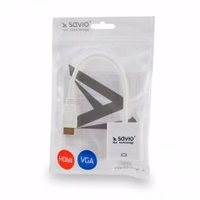 SAVIO HDMI (M) TO VGA (F) ADAPTER balts CL-201