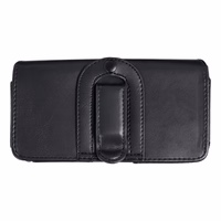 Horizontāls universāls apvalks CLASSIC 100A modelis 10 (Iphone X / Samsung S5/S7/A5/J5/Xcover 3 / Huawei P8 Lite) melns