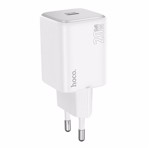 Lādētājs Hoco USB C QC PD 20W N40 balts