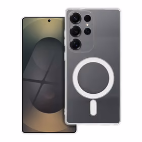 Caurspīdīgs viedtālruņa apvalks 2 mm REALME 14T saderīgs ar Magnētisko (kameras aizsardzība) caurspīdīgs