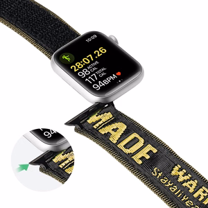 Dux Ducis siksniņa (āra versija) Apple Watch Ultra siksniņa, SE, 9, 8, 7, 6, 5, 4, 3, 2, 1 (49, 45, 44, 42 mm) neilona aproce dzeltena