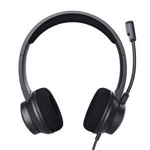Trust HS-260 austiņas ar vadu USB Type-A biroja melnas
