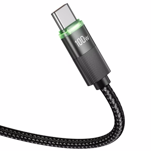 Tech-Protect UB20T Ultraboost USB Type-C kabelis PD100W/5A 180cm - melns