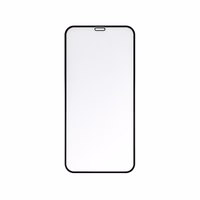 Aizsargstikls - 5D pilnīgi līmējams stikls - paredzēts iPhone 14 Pro Max (MATĒTS) melns