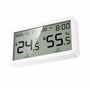 Elektroniskais pulkstenis ar higrotermometru Hoco HX42 balts