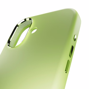 Чехол Puro Icon Mag Pro Liquid Silicone для iPhone 17, совместимый с MagSafe, с защитой камеры и алюминиевыми кнопками - зелёный