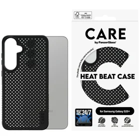 CARE by PanzerGlass Funkcionālais Heat Beat viedtālruņa apvalks Samsung Galaxy S25+ - Melns