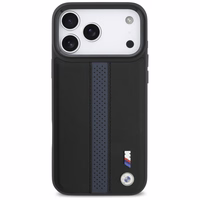 BMW M Perforētā Strīpas Logo Magnētiskais Viedtālruņa apvalks iPhone 17 Pro Max - zils