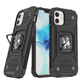 Wozinsky Ring Armor viedtālruņa apvalks iPhone 14 melns