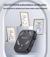 Benks Portatīvais lādētājs 5000mAh YP59 3 in 1 - Type C - magnētiskā, indukcijas 15W melna