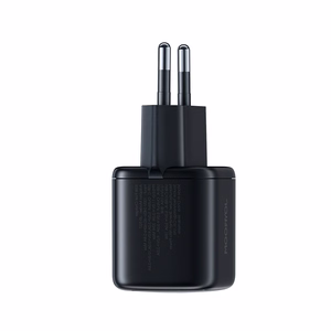 Joyroom JR-TG7 33W USB-A + USB-C sienas lādētājs ar 60W USB-C uz USB-C 1m kabeli melns