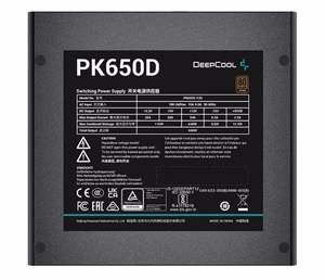 Deepcool PK650D 650W Bronze barošanas bloks