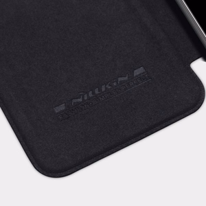Nillkin Qin vāciņš Xiaomi Redmi Note 11 Pro+ (Ķīna) / Redmi Note 11 Pro (Ķīna) / Mi11i HyperCharge kameras aizsargs vāciņš atverams vāciņš melns