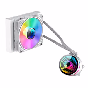Gamemax CPU Liquid Cooler ICEBURG 120 WT White