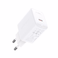 Acefast GaN USB Type-C 30W lādētājs, PD, QC 3.0, AFC, FCP, balts (A21 white)