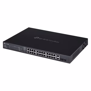 TP-Link Omada ES228GMP network switch Managed L2 Gigabit Ethernet (10/100/1000) Power over Ethernet (PoE) melns