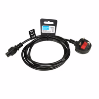 iBOX Power Cable for Laptops (clover) VDE 1.8m UK plug