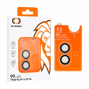 Закалённое стекло Tel Protect Titanium Lens 99% AR на камеру для Iphone 16/16 Plus прозрачное (линз 2 шт.)