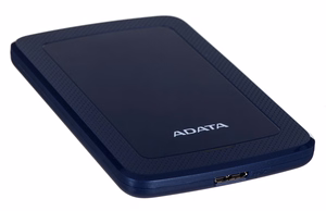 ADATA HDD Ext HV300 1TB zils ārējais cietais disks 1000 GB melns