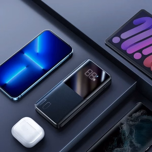Внешний аккумулятор Power Bank Joyroom (JR-QP191) 10000mAh (2xUSB; 1xUSB-C; 22.5W) чёрный