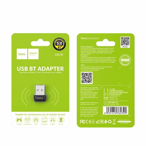 USB A Bluetooth adapteris Hoco UA18 melns