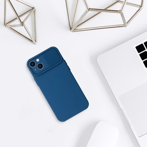 Camshield Soft viedtālruņa apvalks Iphone 14 Tumši zila