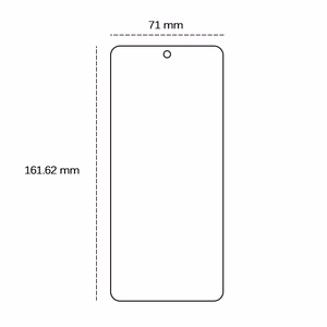 Rūdīts stikls 2,5D Xiaomi Redmi 13 4G / 13 5G