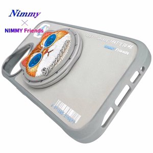 AmazingThing Nimmy Glasses Cool Cat MagSafe apvalks viedtālrunim iPhone 16 – pelēks