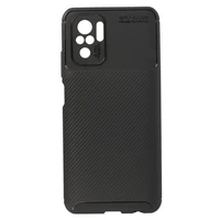Tel Protect Carbon Elite viedtālruņa apvalks Xiaomi Redmi Note 10/Note 10S/Poco M5S melns