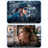 Bluetooth austiņas Essager "TWS" melnas (dubultā trokšņa slāpēšana / Bluetooth 5.3)