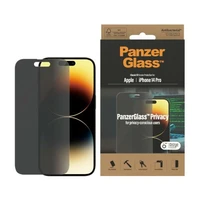 PanzerGlass Classic Fit antibakteriālais privātuma stikls iPhone 14 Pro