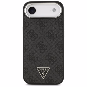 GUESS viedtālruņa apvalks (m) IPHONE 17 Air ar MagSafe saderīgs PU 4G W/Triangle Logo SL - melns
