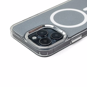 Mirdzošs apvalks ar MagSafe Samsung Galaxy A16 5G - balts