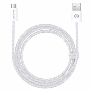 Blavec Cable Candy braided - USB to Type C - PD 60W 3A 3 metres Apple CarPlay/Android Auto (CCA-UC3W30) white