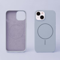 Silikona Thin Mag maciņš for iPhone 16 6,1" gaiši zils