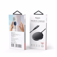 YESIDO INDUCTIVE LĀDĒTĀJS DS21 TYPE-C MAGSAFE 15W melns