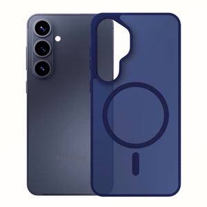 3mk Smoke MagCase zils – tālruņa vāciņš modelim Samsung Galaxy S26