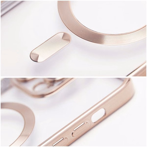 ELECTRO MAG COVER magnētiskais viedtālruņa apvalks, savietojams ar MagSafe, paredzēts IPHONE SE 2025, brūns