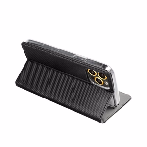 SMART CASE grāmatas tipa viedtālruņa apvalks VIVO Y20 / Y20S / Y20i / Y30 melns