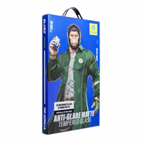 Aizsargstikls 5D Mr. Monkey stikls - Samsung Galaxy S24 Ultra melns