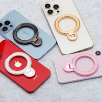 Viedtālruņa statīvs Circle - uzlīmējams - melns