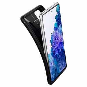 Spigen Rugged Armor viedtālruņa apvalks Samsung Galaxy S20 FE - matēts melns