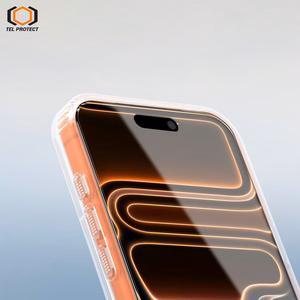 Tel Protect Dust-Free Easy Fit Full Glue 6D Tempered Glass for Iphone 14 black