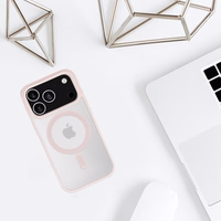 Acrylic Color Magsafe maciņš iPhone 17 Pro Max gaiši rozā