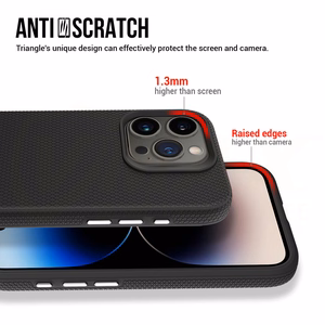 Vmax Trīsstūra formas viedtālruņa apvalks iPhone 15 Plus 6,7" rozā zelts krāsā
