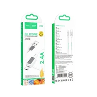 Kabelis USB A uz Micro USB Hoco 2,4A 1 m X108 balts