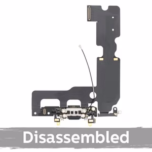 Uzlādes savienotājs saderīgs ar iPhone 7 Plus 5.5'' / melns / (100% oriģināls / izjaukts)