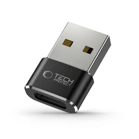 Tech-Protect UltraBoost USB-A (spraudnis) / USB-C (ligzda) adapteris - melns